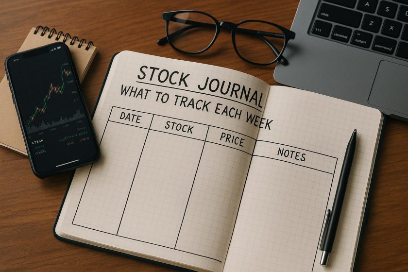 What to track in a stock journal each week
